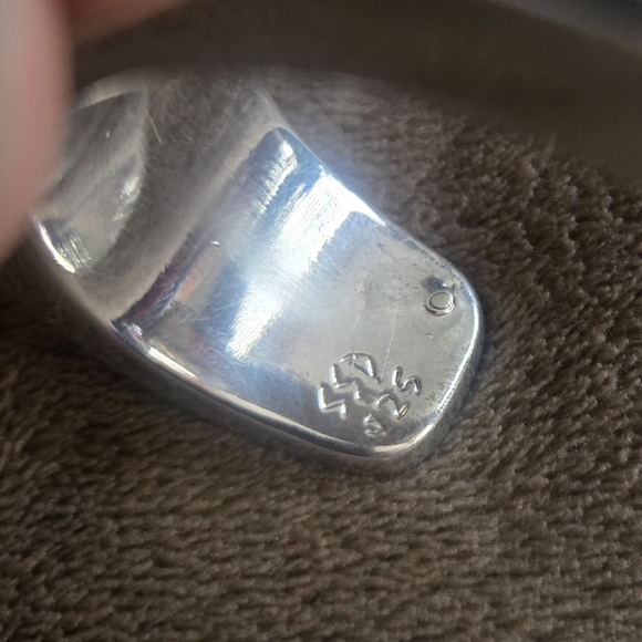 Vintage 925 SSD Silver Cuff Bracelet - Picture 2 of 8